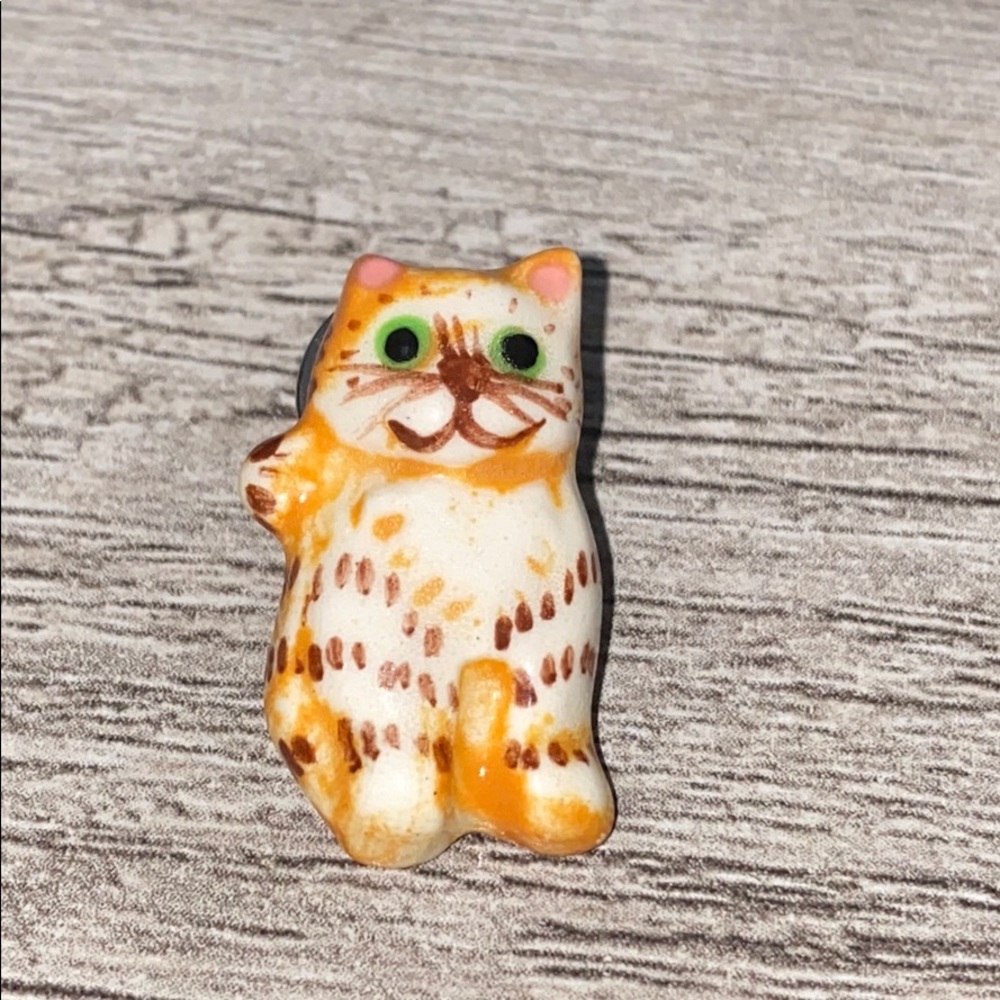 Vintage Ballou Reg’D Cat Pin / Brooch Collectible